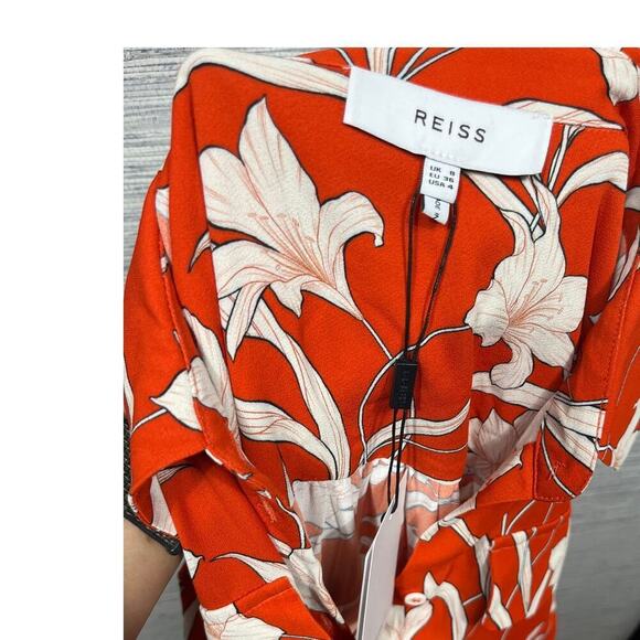 NWTS REISS Tilda Print Shirt Dress / Size-4 - Picture 11 of 16